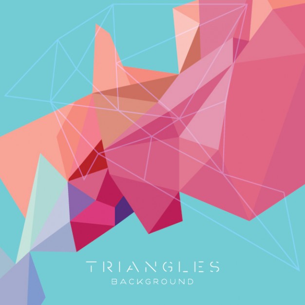 Triangle abstract Shopping triangles background modern design about God Valentine's Day